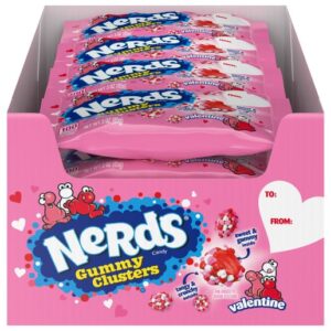 Nerds Valentine's Gummy Clusters Chewy Candy 3oz 12ct